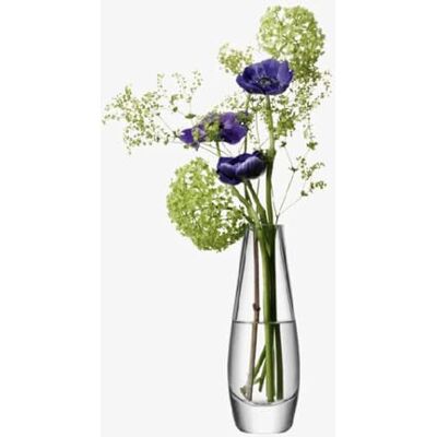 LSA International Flower Single Stem Vase H17cm Clear 1 Unit Mouthblown & Handmade Glass FW04 LSA International Flower Single Stem Vase H17cm Clear 1 Unit Mouthblown & Handmade Glass FW04