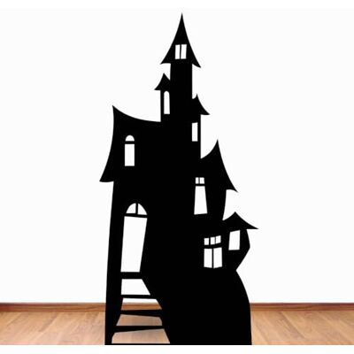 Iconicgreats Haunted House Silhouette Cardboard Cutout Figure - 186cm Tall - Halloween Party Fun Iconicgreats Haunted House Silhouette Cardboard Cutout Figure - 186cm Tall - Halloween Party Fun