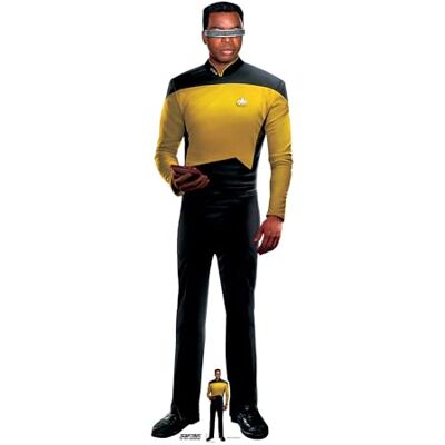 Iconicgreats - Geordi La Forge - 172 cm tall - Cardboard Cutout Iconicgreats - Geordi La Forge - 172 cm tall - Cardboard Cutout