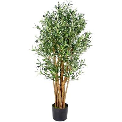 Leaf 125cm Luxury Artificial Olive Tree - Premium Range green Unisex Leaf 125cm Luxury Artificial Olive Tree - Premium Range green Unisex