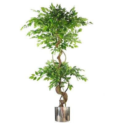 Botanik UK 150cm Twisted Trunk Artificial Ficus Tree - Artificial Ficus Tree Botanik UK 150cm Twisted Trunk Artificial Ficus Tree - Artificial Ficus Tree