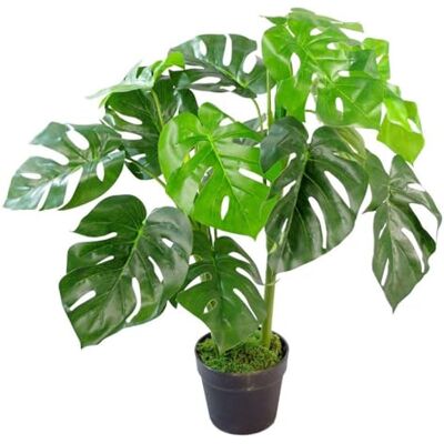 Leaf Design UK 80cm Monstera Artificial Plant - Artificial Plant Leaf Design UK 80cm Monstera Artificial Plant - Artificial Plant