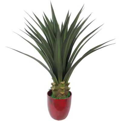 Leaf 90cm Artificial Yukka Plant - Large green - Artificial plant Leaf 90cm Artificial Yukka Plant - Large green - Artificial plant