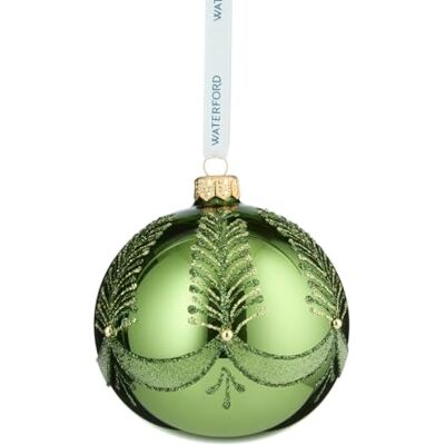 Waterford Holiday Heirlooms Green Bauble Ornament Waterford Holiday Heirlooms Green Bauble Ornament
