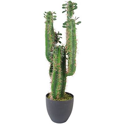 Leaf 75cm Premium Artificial Cactus with pot - Artificial Cactus Leaf 75cm Premium Artificial Cactus with pot - Artificial Cactus