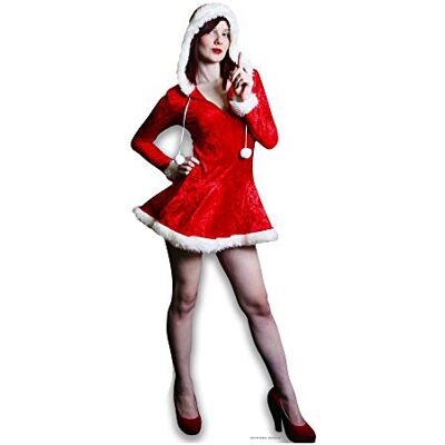 Iconicgreats Mrs Christmas Cardboard Cutout - 186cm Tall Party Decor Iconicgreats Mrs Christmas Cardboard Cutout - 186cm Tall Party Decor