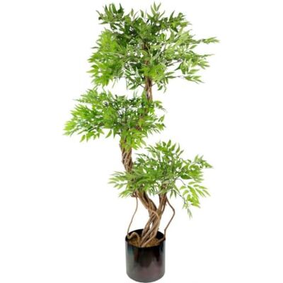Leaf Design UK 140cm Artificial Tree - Realistic Foliage, Natural Wood Leaf Design UK 140cm Artificial Tree - Realistic Foliage, Natural Wood