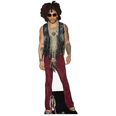 Iconicgreats - Lenny Kravitz Lifesize Cardboard Cutout - Red Iconicgreats - Lenny Kravitz Lifesize Cardboard Cutout - Red