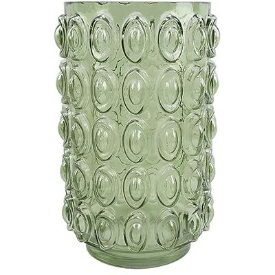 Leaf 30cm Green Retro Bubble Vase - Vase Leaf 30cm Green Retro Bubble Vase - Vase
