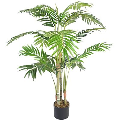 Leaf 120cm Premium Artificial Areca Palm with pot - Artificial Plant Leaf 120cm Premium Artificial Areca Palm with pot - Artificial Plant