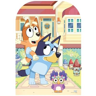 Iconicgreats - Bluey And Bingo At Home - Cardboard Standee Iconicgreats - Bluey And Bingo At Home - Cardboard Standee