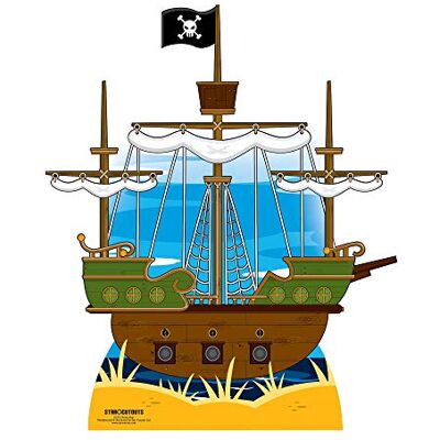 Iconicgreats Pirate Ship Cardboard Cutout Stand In Standee Great Fun For Themed Parties Iconicgreats Pirate Ship Cardboard Cutout Stand In Standee Great Fun For Themed Parties