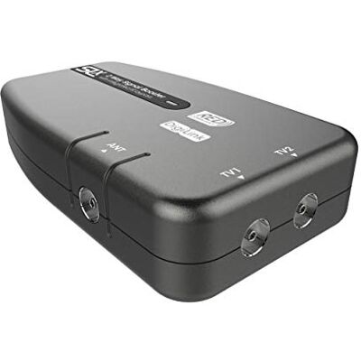 SLx Signal Booster, TV Amplifier Two Output 27822BMR Improve Picture Quality And Channel Reception Boost Your HD TV/FM/DAB Signal. 2 Way For HD and Freeview, Grey SLx Signal Booster, TV Amplifier Two Output 27822BMR Improve Picture Quality And Channel Reception Boost Your HD TV/FM/DAB Signal. 2 Way For HD and Freeview, Grey