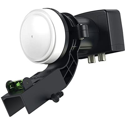 Labgear Universal Twin 2 Output LNB for SKY HD/Freesat HD TV KU Band Satellite Receiver with MK4 Bracket Labgear Universal Twin 2 Output LNB for SKY HD/Freesat HD TV KU Band Satellite Receiver with MK4 Bracket