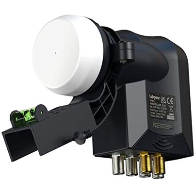 Labgear Hybrid LNB 6 Output Hybrid LNB 2 x Wideband + 4 x Quad For use with Sky Q, Sky+, SkyHD or Freesat Labgear Hybrid LNB 6 Output Hybrid LNB 2 x Wideband + 4 x Quad For use with Sky Q, Sky+, SkyHD or Freesat