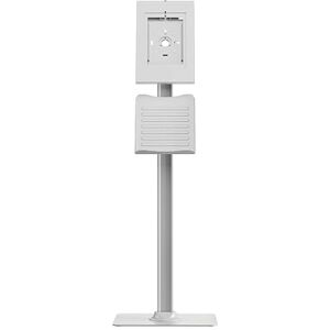 conecto Tablet Floor Stand with Lockable Case for Tab A 10.1 (2019)/Tab A7/ S6 Lite 10.4/10.5"/11 and iPad 5/6/7/8/9/ Air 9.7"/ 10.5"/10.9"/Air 9.7"/10.5"/11, White conecto Tablet Floor Stand with Lockable Case for Tab A 10.1 (2019)/Tab A7/ S6 Lite 10.4/10.5"/11 and iPad 5/6/7/8/9/ Air 9.7"/ 10.5"/10.9"/Air 9.7"/10.5"/11, White