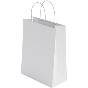 YUNJU 50 Pcs Small White Paper Party Bags with Handles Colourful Paper Gift Bags for Kids Parties Weddings Birthdays Baby Showers Xmas and Sweets 18x22x8cm Kraft Bags YUNJU 50 Pcs Small White Paper Party Bags with Handles Colourful Paper Gift Bags for Kids Parties Weddings Birthdays Baby Showers Xmas and Sweets 18x22x8cm Kraft Bags