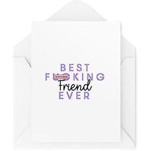 Tongue in Peach Greetings Cards for Best Friend Best F*cking Friend Ever Unique Greetings Card Bestie Birthday Cards Friend Cards CBH1748 Tongue in Peach Greetings Cards for Best Friend Best F*cking Friend Ever Unique Greetings Card Bestie Birthday Cards Friend Cards CBH1748