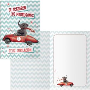 DOHE Retirement Greeting Cards Pack of 6 Size: 11.5 x 17 cm (closed) Includes envelope to store the card Elephant Model DOHE Retirement Greeting Cards Pack of 6 Size: 11.5 x 17 cm (closed) Includes envelope to store the card Elephant Model