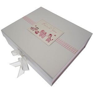WHITE COTTON CARDS Baby's First Years Large Keepsake Box (Pink Toys) WHITE COTTON CARDS Baby's First Years Large Keepsake Box (Pink Toys)
