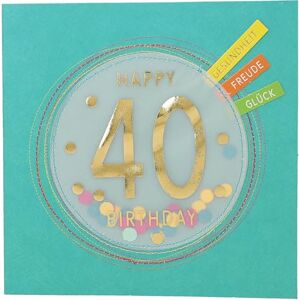 Depesche 13593.03 Folding Card Paper Love Birthday Greeting Card with Matching Saying and Colourful Designs, without Text Inside, Folding Card with Envelope Depesche 13593.03 Folding Card Paper Love Birthday Greeting Card with Matching Saying and Colourful Designs, without Text Inside, Folding Card with Envelope