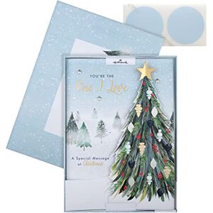 Hallmark Boxed Christmas Card for One I Love Classic Winter Scene with Tree Design Hallmark Boxed Christmas Card for One I Love Classic Winter Scene with Tree Design