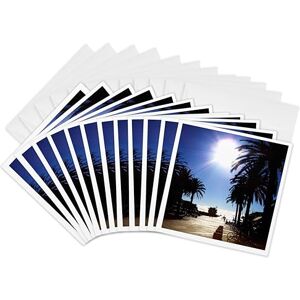 3dRose Afternoon in Hermosa Beach Shows Setting Sun Over The Pacific Ocean in California Greeting Cards, 6 by 6-inches, Set of 12 (gc_19256_2) 3dRose Afternoon in Hermosa Beach Shows Setting Sun Over The Pacific Ocean in California Greeting Cards, 6 by 6-inches, Set of 12 (gc_19256_2)