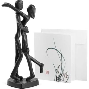 SENNESY Handcrafted Iron Sculpture of Two Hearts A Romantic Gift for Weddings and Anniversaries Includes a Blank Greeting Card to Express Your Love SENNESY Handcrafted Iron Sculpture of Two Hearts A Romantic Gift for Weddings and Anniversaries Includes a Blank Greeting Card to Express Your Love