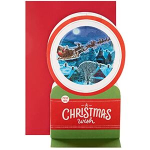 Hallmark Paper Wonder Christmas Card Contemporary Musical 3D Pop-Up Santa and Sleigh Design Hallmark Paper Wonder Christmas Card Contemporary Musical 3D Pop-Up Santa and Sleigh Design