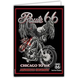 Les Collections Rétro IETSCPXL-6630PV Maxi Large Card XL 22 x 31 cm American Moto Road 66 Officially Licensed Chicago to Los Angeles – White Interior 44 x 31 cm – With Envelope – Retirement or Birthday Les Collections Rétro IETSCPXL-6630PV Maxi Large Card XL 22 x 31 cm American Moto Road 66 Officially Licensed Chicago to Los Angeles – White Interior 44 x 31 cm – With Envelope – Retirement or Birthday