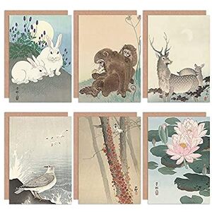 Artery8 - Ohara Koson Japan Lily Ivy - Pack6 Fine Art Card Artery8 - Ohara Koson Japan Lily Ivy - Pack6 Fine Art Card