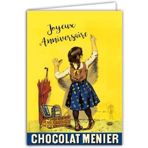 Les Collections Rétro IETSCPXL-10330 Maxi Large Birthday Card XL 22 x 31 cm Chocolate Menier Officially Licensed Little Girl Who Writes Retro Vintage Collection – White Interior 44 x 31 cm – With Envelope Les Collections Rétro IETSCPXL-10330 Maxi Large Birthday Card XL 22 x 31 cm Chocolate Menier Officially Licensed Little Girl Who Writes Retro Vintage Collection – White Interior 44 x 31 cm – With Envelope