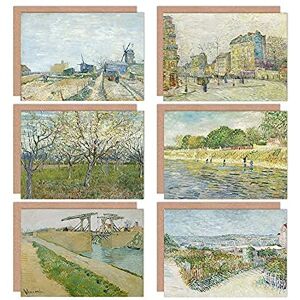 Artery8 - Vincent Van Gogh Montmartre - Greeting Card Artery8 - Vincent Van Gogh Montmartre - Greeting Card