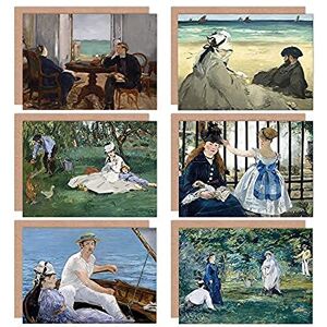 Artery8 Edouard Manet Croquet Le Chemin Beach Boating Garden Arcachon Fine Art Greeting Card Pack of 6 Artery8 Edouard Manet Croquet Le Chemin Beach Boating Garden Arcachon Fine Art Greeting Card Pack of 6