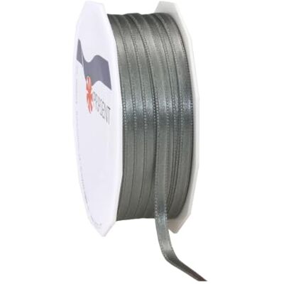 PRÄSENT C.E. Pattberg SATIN slate (grey) gift ribbon, 55 yards for Wrapping Gifts, 0.24 inches width, Ribbon for Decorating & Crafting, Decorative Ribbon for Gifts, for every occasion PRÄSENT C.E. Pattberg SATIN slate (grey) gift ribbon, 55 yards for Wrapping Gifts, 0.24 inches width, Ribbon for Decorating & Crafting, Decorative Ribbon for Gifts, for every occasion