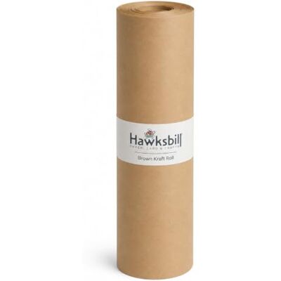 Hawksbill Brown Wrapping Paper Roll 760mm x 25m Brown Kraft Paper Wrapping Roll Perfect for Christmas Birthdays & Craft Projects Hawksbill Brown Wrapping Paper Roll 760mm x 25m Brown Kraft Paper Wrapping Roll Perfect for Christmas Birthdays & Craft Projects