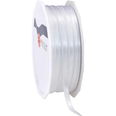 PRÄSENT C.E. Pattberg SATIN white gift ribbon, 55 yards for Wrapping Gifts, 0.12 inches width, Ribbon for Decorating & Crafting, Decorative Ribbon for Gifts, for every occasion PRÄSENT C.E. Pattberg SATIN white gift ribbon, 55 yards for Wrapping Gifts, 0.12 inches width, Ribbon for Decorating & Crafting, Decorative Ribbon for Gifts, for every occasion