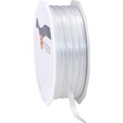 C.E. Pattberg Satin Ribbon - White, 50m, 6mm - Gift & Craft Decor C.E. Pattberg Satin Ribbon - White, 50m, 6mm - Gift & Craft Decor