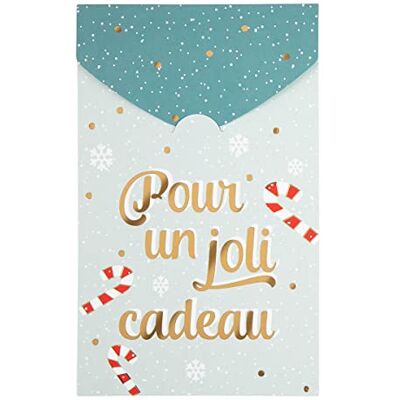DRAEGER Paris Greeting Card for a Lovely Gift Candy Cane Snowflake Christmas Holiday Eve Hot Gold Finish 10.5 x 17 cm Made in England Envelope Included FSC® Paper DRAEGER Paris Greeting Card for a Lovely Gift Candy Cane Snowflake Christmas Holiday Eve Hot Gold Finish 10.5 x 17 cm Made in England Envelope Included FSC® Paper
