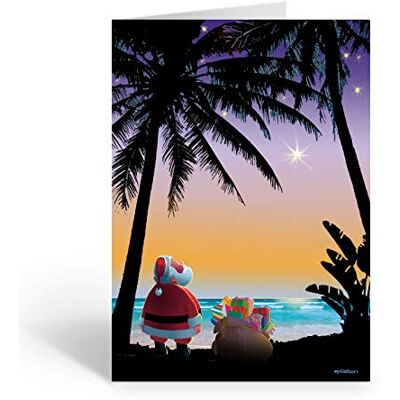 Stonehouse Collection Tropical Stars Christmas Card Beach and Tropical 18 Cards and Envelopes (18) Stonehouse Collection Tropical Stars Christmas Card Beach and Tropical 18 Cards and Envelopes (18)