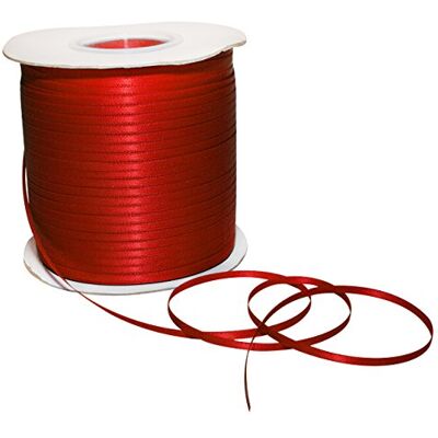 Morex 08803/500-250 Double Face Satin Ribbon 1/8" X 500 YD Red Ribbon for Gift Wrapping, Birthday Gift Cards, Satin Dress for Women, Silk Ribbons for Crafts, Wedding Gifts for Couple Morex 08803/500-250 Double Face Satin Ribbon 1/8" X 500 YD Red Ribbon for Gift Wrapping, Birthday Gift Cards, Satin Dress for Women, Silk Ribbons for Crafts, Wedding Gifts for Couple