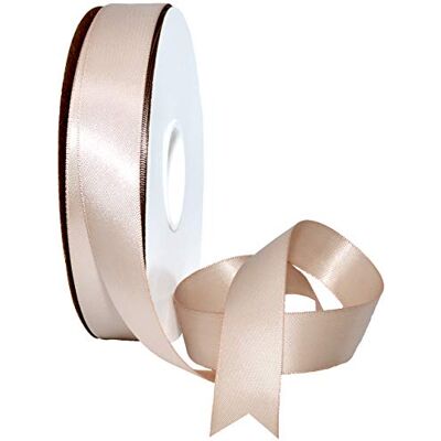 Morex Double Face Satin Ribbon 7/8" X 50 YD Vanilla Ribbon for Gift Wrapping, Birthday Gift Cards, Satin Dress for Women, Silk Ribbons for Crafts, Wedding Gifts for Couple Morex Double Face Satin Ribbon 7/8" X 50 YD Vanilla Ribbon for Gift Wrapping, Birthday Gift Cards, Satin Dress for Women, Silk Ribbons for Crafts, Wedding Gifts for Couple
