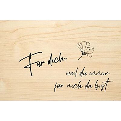Holzgrusskarten Original, immer für mich da bist. 100% handmade in Austria, made of oak wood, birthday card, greeting card, folding card, postcard Holzgrusskarten Original, immer für mich da bist. 100% handmade in Austria, made of oak wood, birthday card, greeting card, folding card, postcard
