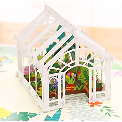 Liif Mother's Day Greenhouse 3D Greeting Pop Up Card For All Occasions, Mother's Day, Father's Day, Anniversary, Thinking Of You, Get Well, Birthday Card for Her, Mom, Wife, Women, Sister Liif Mother's Day Greenhouse 3D Greeting Pop Up Card For All Occasions, Mother's Day, Father's Day, Anniversary, Thinking Of You, Get Well, Birthday Card for Her, Mom, Wife, Women, Sister