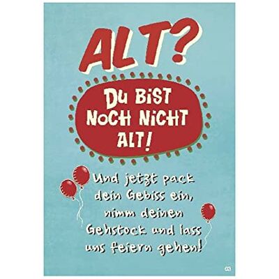 Depesche Birthday Card (Neutral), Unusual Birthday Card with Music, Slogan and Moving Elements Includes Envelope 14.8 x 21 cm Depesche Birthday Card (Neutral), Unusual Birthday Card with Music, Slogan and Moving Elements Includes Envelope 14.8 x 21 cm