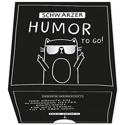 Grafik Werkstatt Graphics 63858 Workshop Message in a Box Gift Idea 30 Tear-Off Cards Black Humour Grafik Werkstatt Graphics 63858 Workshop Message in a Box Gift Idea 30 Tear-Off Cards Black Humour