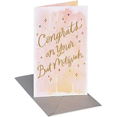 American Greetings Bat Mitzvah Card (With Love On This Special Occasion) American Greetings Bat Mitzvah Card (With Love On This Special Occasion)