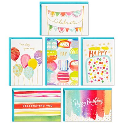 Hallmark Birthday Cards Assortment, 36 Cards with Envelopes (Celebrate) Hallmark Birthday Cards Assortment, 36 Cards with Envelopes (Celebrate)