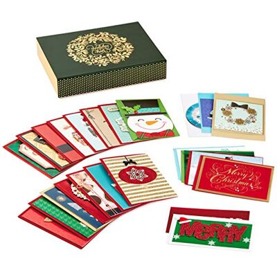 Hallmark Assorted Handmade Boxed Christmas Cards (Set of 24 Premium Holiday Greeting Cards and Envelopes) Hallmark Assorted Handmade Boxed Christmas Cards (Set of 24 Premium Holiday Greeting Cards and Envelopes)
