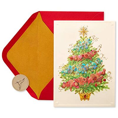 Papyrus Christmas Cards Boxed with Envelopes, May Peace and Happiness Be Yours, Christmas Tree (12-Count) Papyrus Christmas Cards Boxed with Envelopes, May Peace and Happiness Be Yours, Christmas Tree (12-Count)